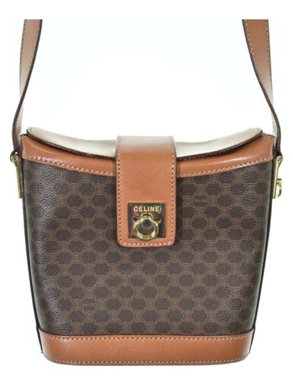 Celine Shoulder Bag Brown